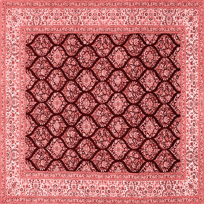 Machine Washable Persian Red Traditional Rug, wshtr2643red
