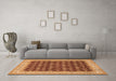 Machine Washable Persian Orange Traditional Area Rugs in a Living Room, wshtr2643org