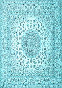 Persian Light Blue Traditional Rug, tr2644lblu