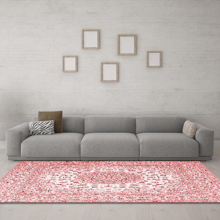 Traditional Red Washable Rugs