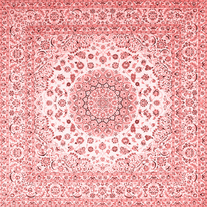 Machine Washable Persian Red Traditional Rug, wshtr2644red