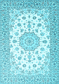 Persian Light Blue Traditional Rug, tr2645lblu