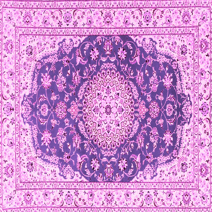 Square Persian Pink Traditional Rug, tr2646pnk