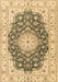 Machine Washable Persian Brown Traditional Rug, wshtr2646brn