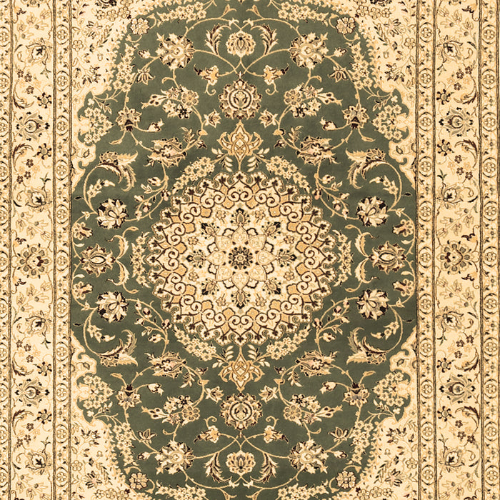 Machine Washable Persian Brown Traditional Rug, wshtr2646brn