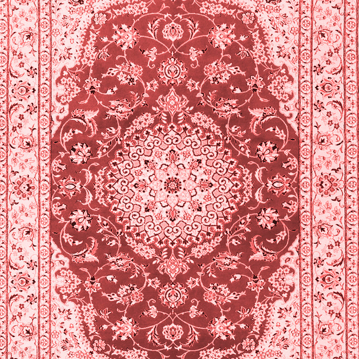 Machine Washable Persian Red Traditional Rug, wshtr2646red
