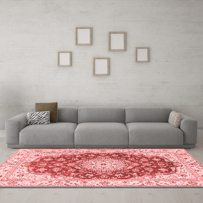 Traditional Red Washable Rugs