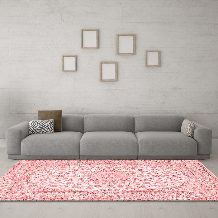 Traditional Red Washable Rugs