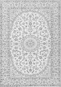 Medallion Gray Traditional Rug, tr2647gry