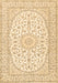 Medallion Brown Traditional Rug, tr2647brn