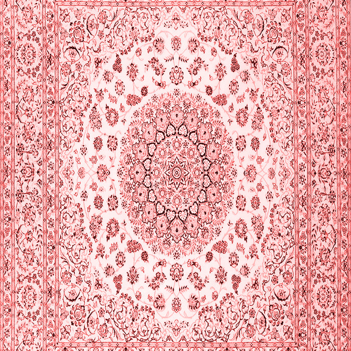Medallion Red Traditional Area Rugs