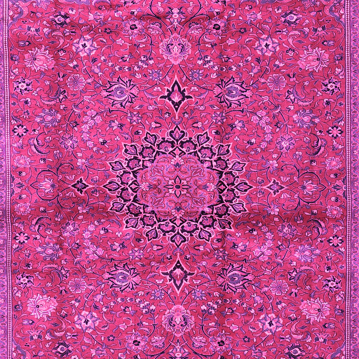 Medallion Pink Traditional Rug, tr2649pnk