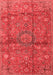 Medallion Red Traditional Area Rugs