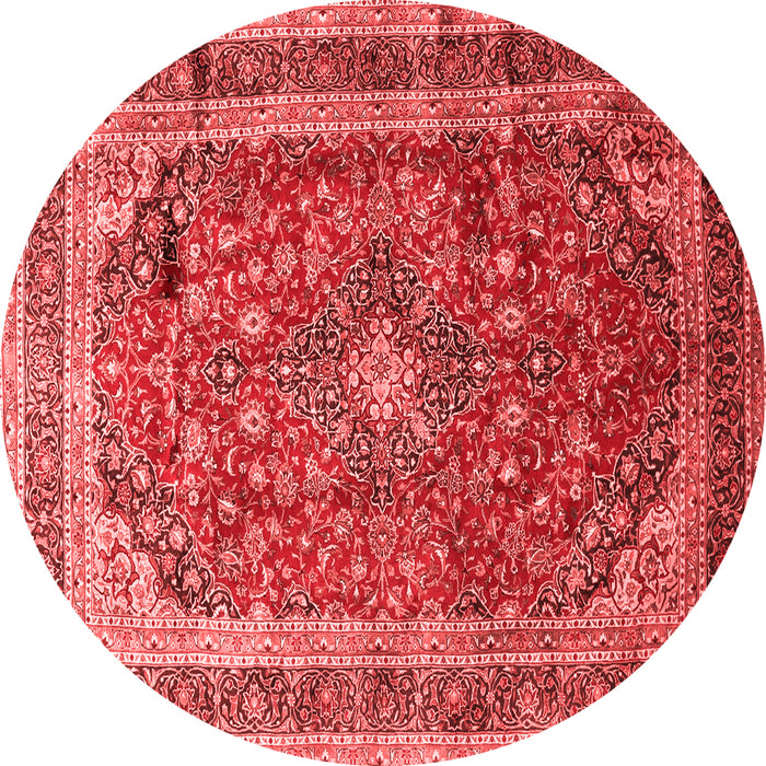 Medallion Red Traditional Rug, tr264red