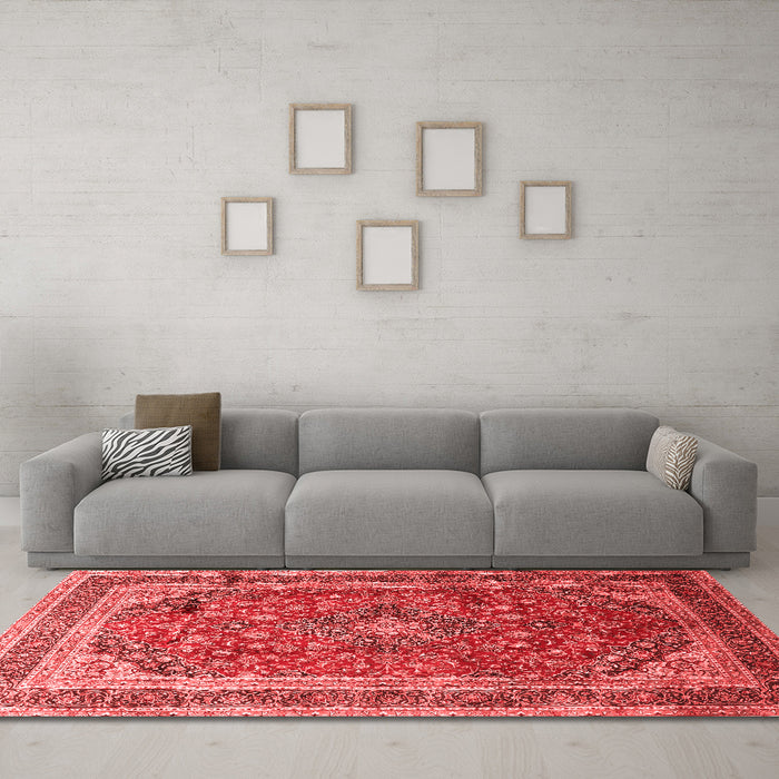 Traditional Red Washable Rugs