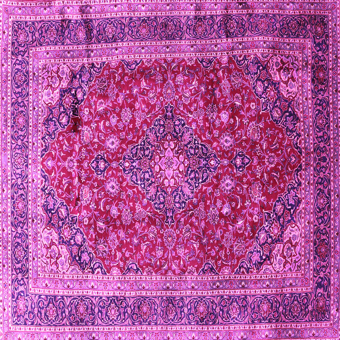 Square Medallion Pink Traditional Rug, tr264pnk