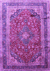 Medallion Purple Traditional Rug, tr264pur