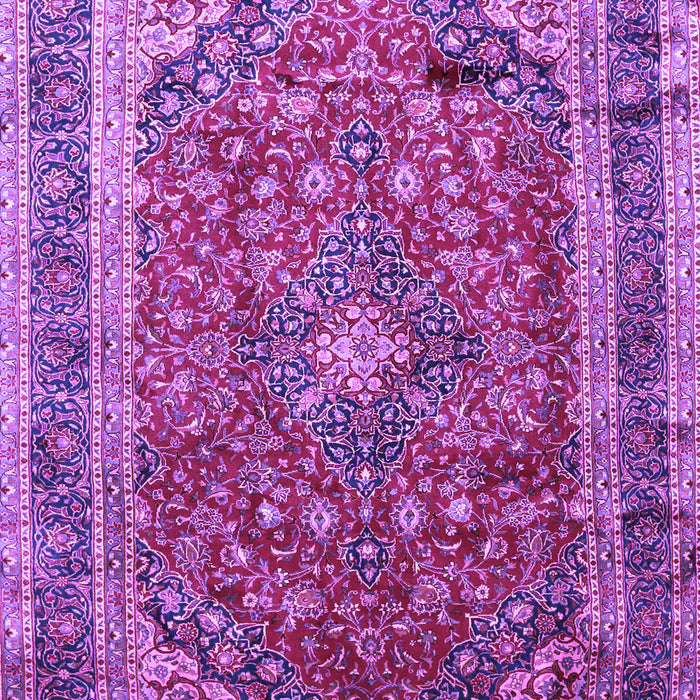 Medallion Purple Traditional Rug, tr264pur