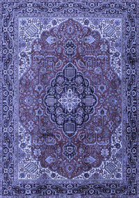 Medallion Blue Traditional Rug, tr2650blu