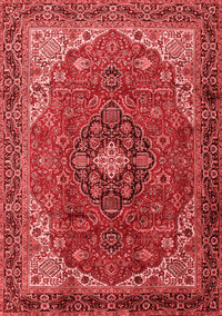 Medallion Red Traditional Rug, tr2650red