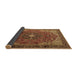 Sideview of Medallion Brown Traditional Rug, tr2650brn