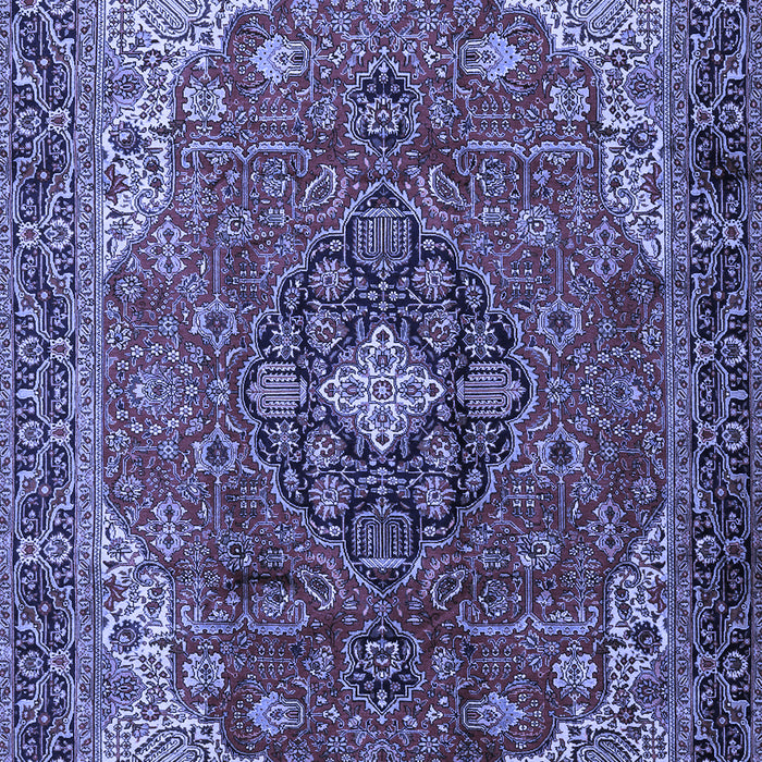 Medallion Blue Traditional Rug, tr2650blu