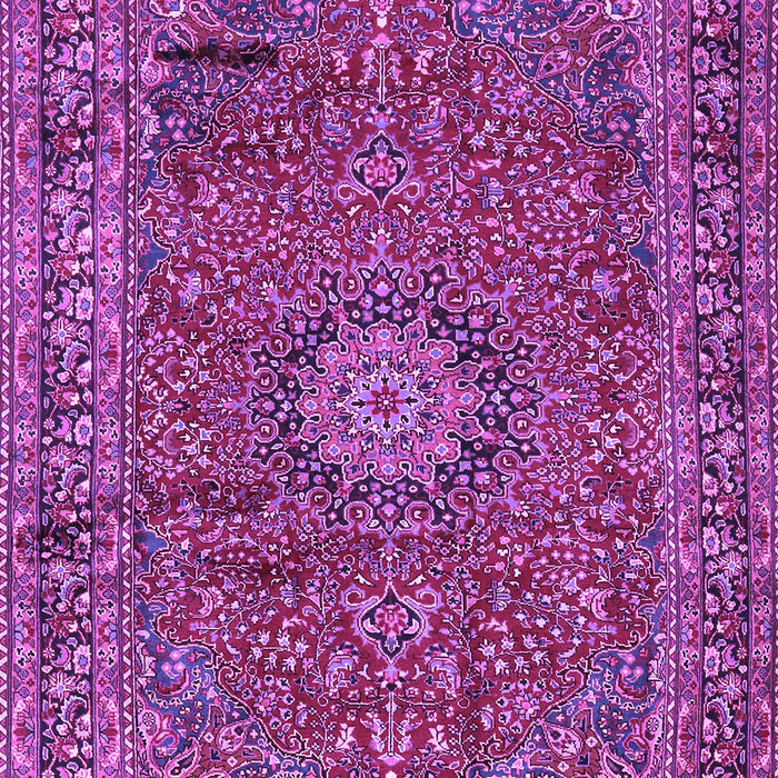 Machine Washable Persian Purple Traditional Area Rugs, wshtr2651pur