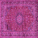 Square Persian Pink Traditional Rug, tr2651pnk