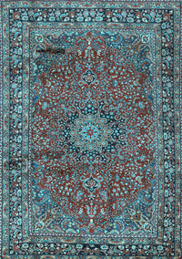 Persian Light Blue Traditional Rug, tr2651lblu