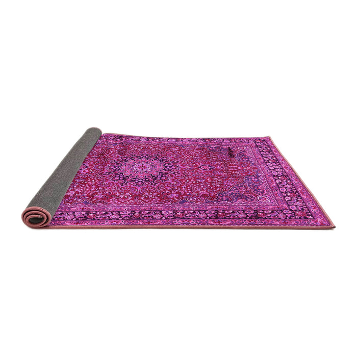 Sideview of Persian Pink Traditional Rug, tr2651pnk
