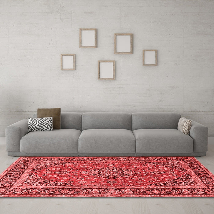 Traditional Red Washable Rugs
