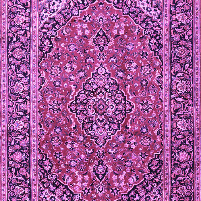 Machine Washable Persian Purple Traditional Area Rugs, wshtr2652pur