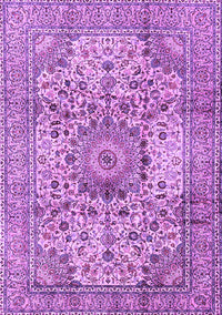 Medallion Purple Traditional Rug, tr2653pur