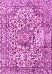 Medallion Pink Traditional Rug, tr2653pnk