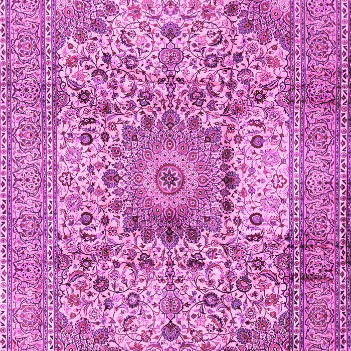 Medallion Pink Traditional Rug, tr2653pnk