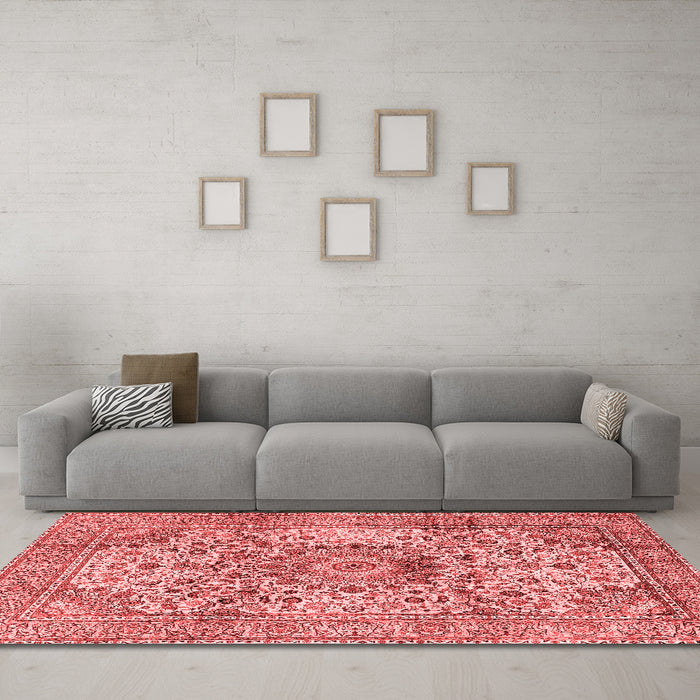 Traditional Red Washable Rugs