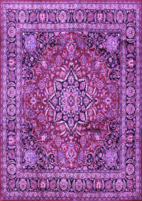 Medallion Purple Traditional Rug, tr2654pur