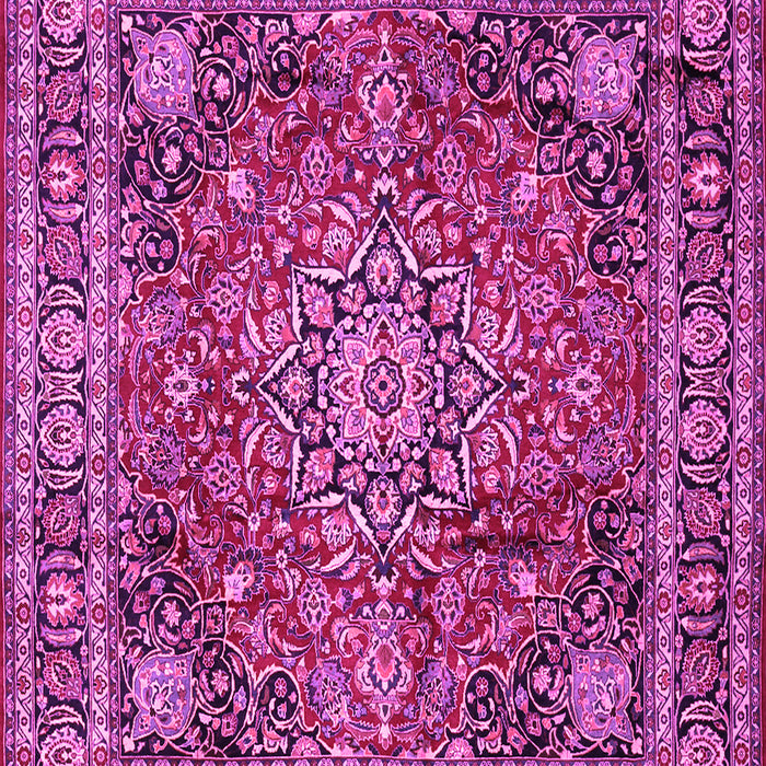 Medallion Pink Traditional Rug, tr2654pnk