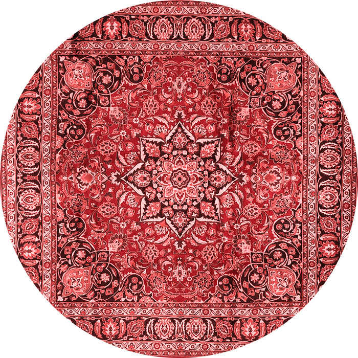 Medallion Red Traditional Rug, tr2654red
