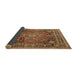 Sideview of Medallion Brown Traditional Rug, tr2654brn