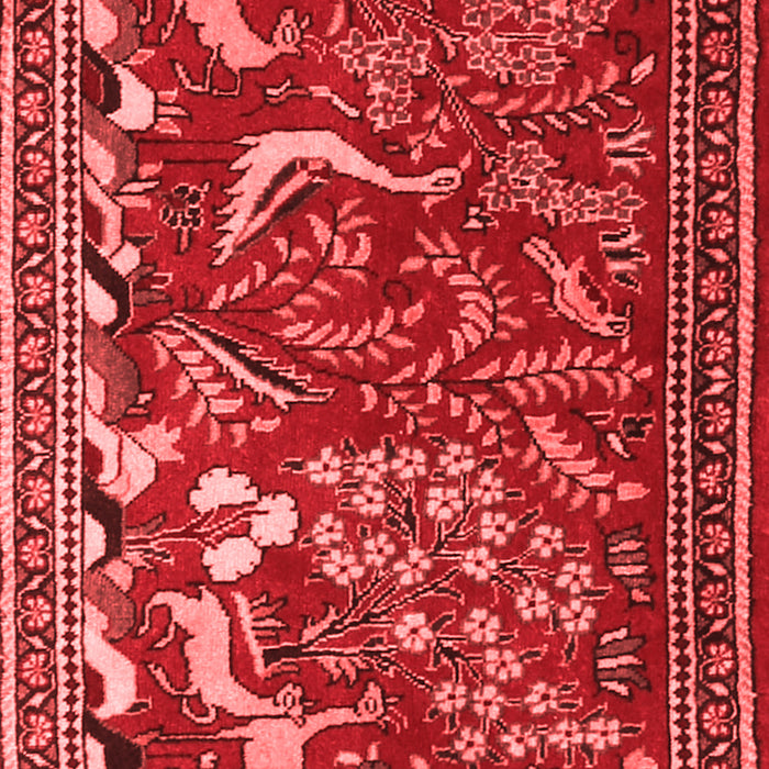Animal Red Traditional Area Rugs