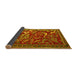 Sideview of Animal Yellow Traditional Rug, tr2655yw