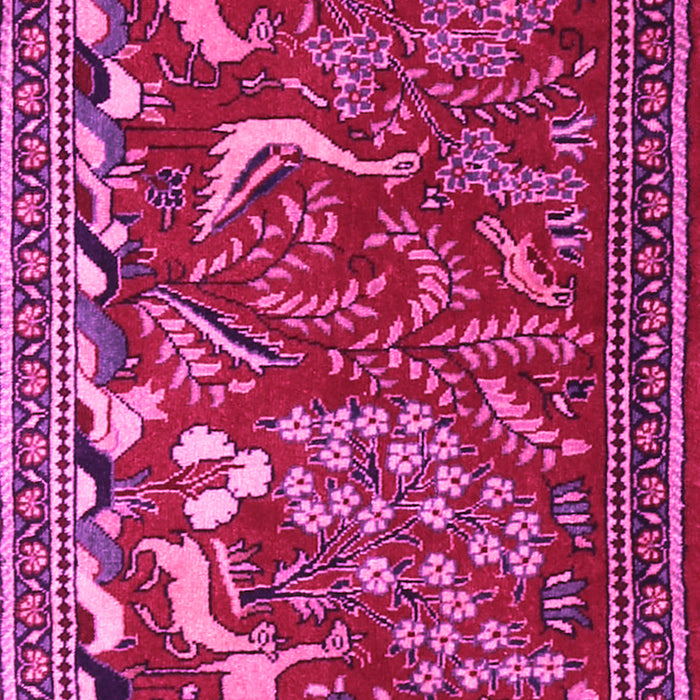 Animal Pink Traditional Rug, tr2655pnk