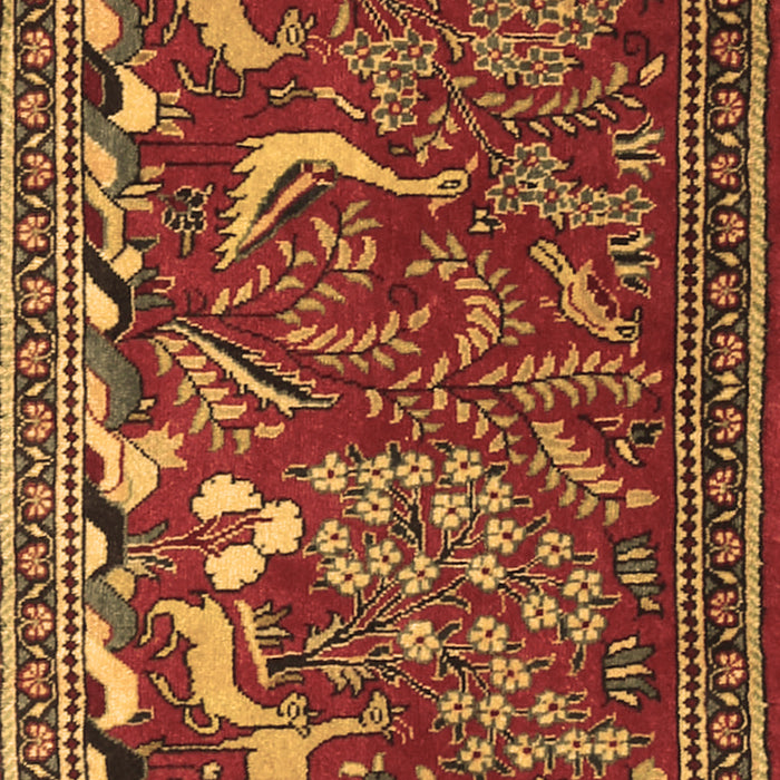 Animal Brown Traditional Rug, tr2655brn