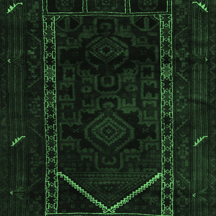 Persian Emerald Green Traditional Rug, tr2656emgrn