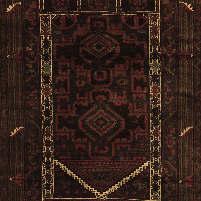 Persian Brown Traditional Rug, tr2656brn