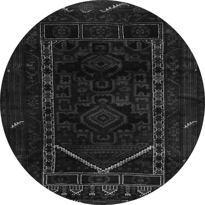 Square Persian Gray Traditional Rug, tr2656gry