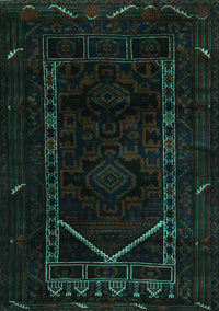 Persian Turquoise Traditional Rug, tr2656turq