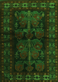 Persian Green Traditional Rug, tr2657grn