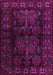 Machine Washable Persian Pink Traditional Rug, wshtr2657pnk